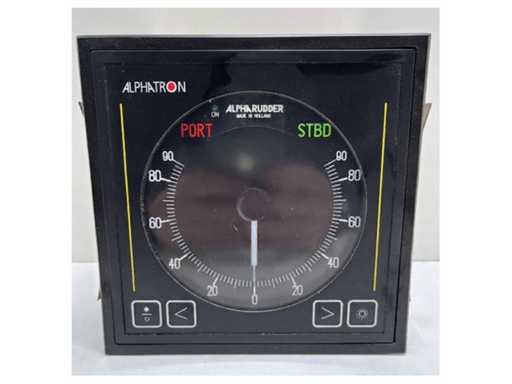 Afișaj indicator de unghi de direcție Alphatron Alpha Rudder 45