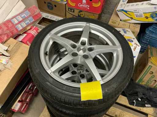 Continental Contisportcontact SSR Car tire with rim Borbet
