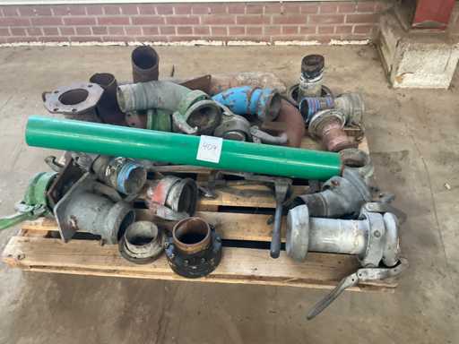 Lots de 4" de raccords d’aspiration et de refoulement