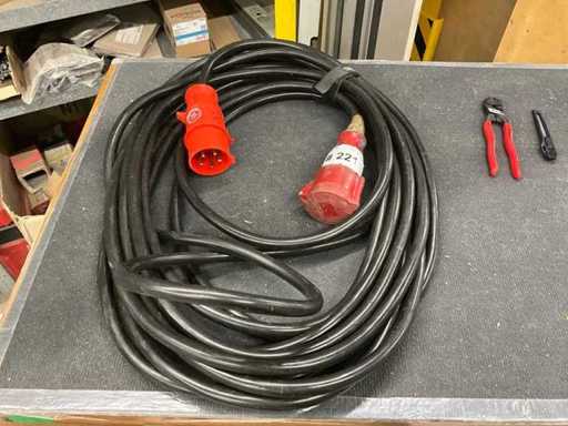 CEE 32 A Kraftstromkabel - 5x4mm 2 15m lang
