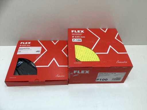 Flex sanding discs with head (holder) 225mm