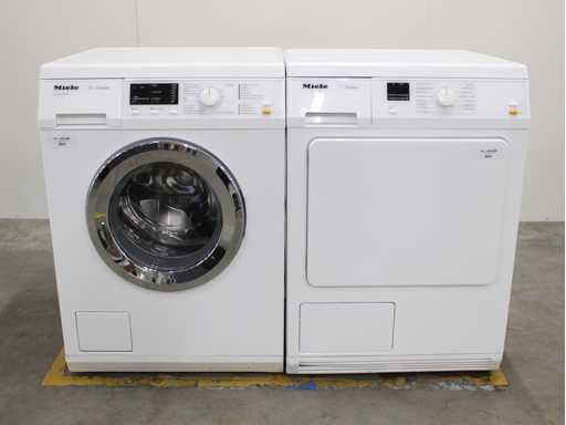 Miele W Classic EcoComfort Washing Machine & Miele T Classic Dryer