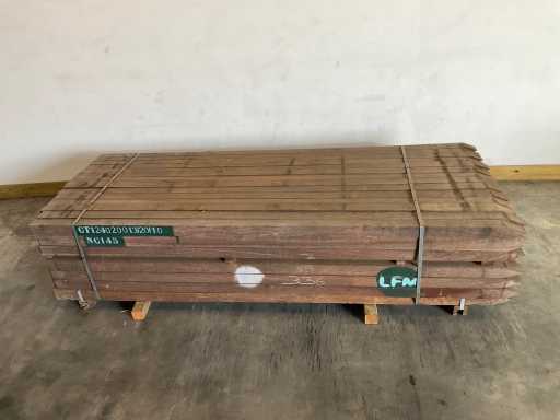 Azobé Hartholz Gartenpfosten spitz 300x7x7 cm (98x)
