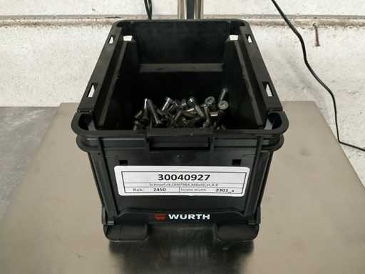 Würth 3.67 kg Screw M8 x 40 in stackable bin