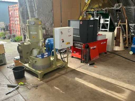 COMBI LOT (Lotti 2/3/4) – Linea completa di mulino e trituratore (KAHL + WEIMA + linea di trasporto)