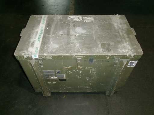 Conteneur de transport britannique, env. 73x102x60 cm (GH)