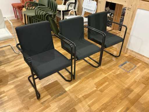 Lensvelt “Beyond Space” Boring Visitor Chair Vergaderstoel (3x)