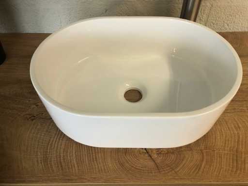 Arcqua - Fusione in marmo - Lavabo 40 x 28 cm