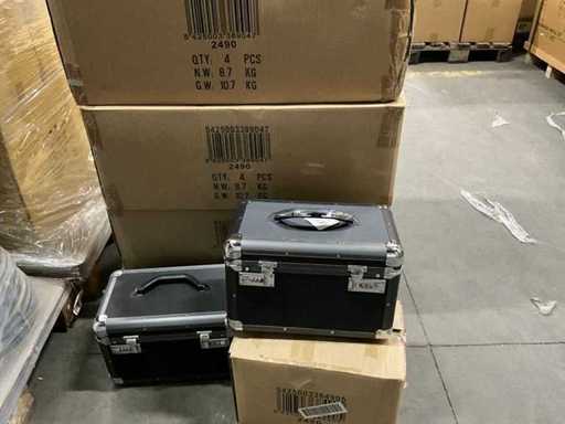 2490 Beauty Case Aluminium Black (11x)