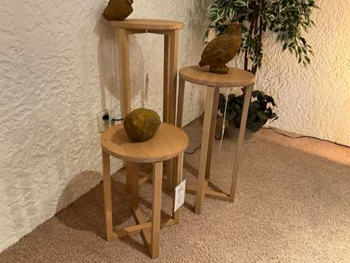 D?bowy stolik boczny (3x)