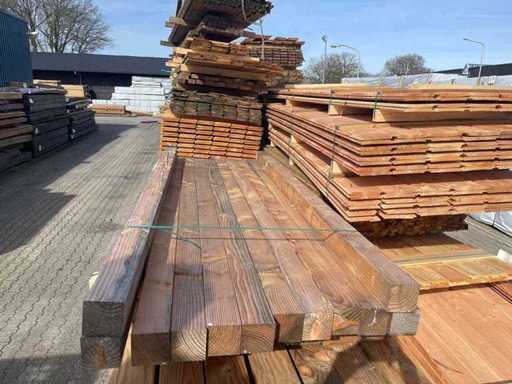 Douglas Planed Beams 2500x90x90mm (12x)