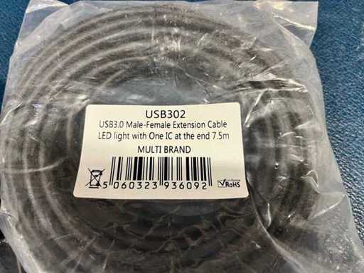 Aktive USB-3.0-Verlängerung, 7,5m (2x)