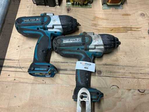 Makita DTW450 Impact Wrench (2x)