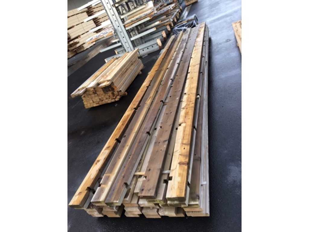 Drukgeimpregneerde carport balken 45 x 195 x 5960 mm