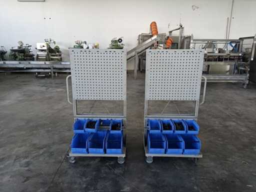 Crémaillères à roues (x2)