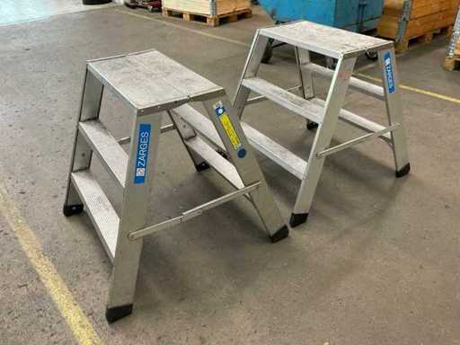 Zarges Z500 Alu Stepladder (2x)
