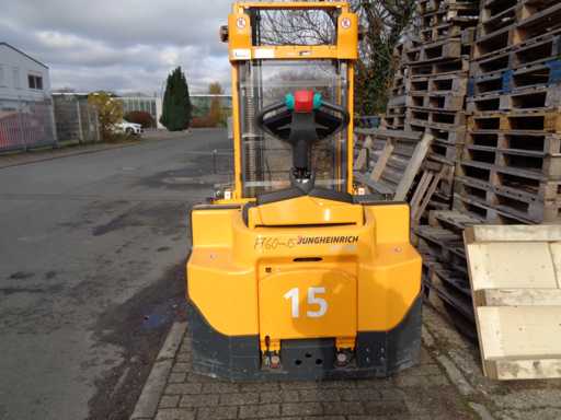 JUNGHEINRICH ERV 308  Deichselschubmaststapler mit Plattform, Jungheinrich-ERV 308