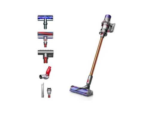 Dyson Cyclone V10 Absolute - Steelstofzuiger - Koper - 150 Air Watts - Hepa - Lange batterijduur