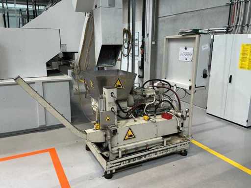 RUF – 4/2300/60S – Brikettierpresse für die Kompaktierung von Schleifschlämmen und Metallspänen – 2013