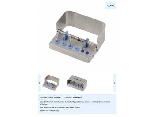 Nichrominox – N1 Edelstahl-Plug-Implantat – NEU