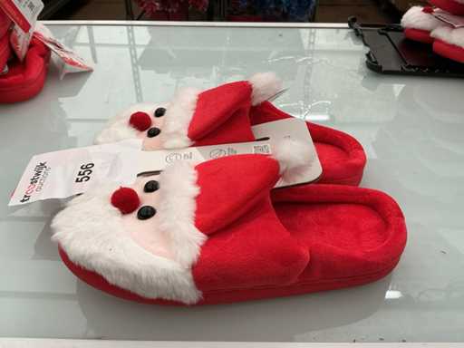 Weihnachtspantoffeln für Damen. (5-fach)