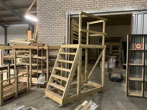 Scar? mobil? din lemn auto-construit?