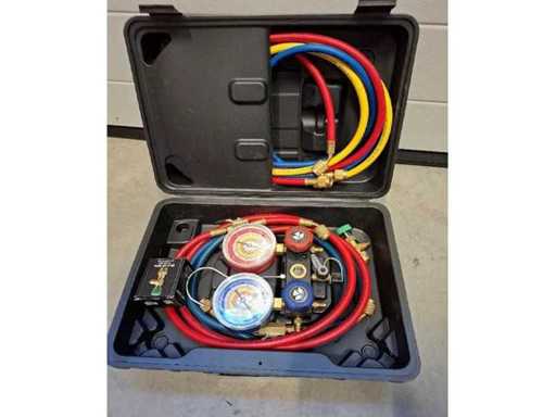 Mastercool - Manometru de galerie din aluminiu