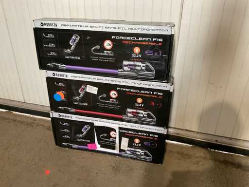 Robusta forceclean F16 steelstofzuiger (3x)