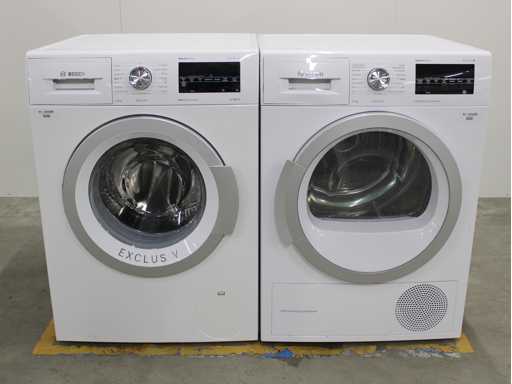 Série Bosch|6 SportsEdition EcoSilence Drive Machine à laver exclusive & Série Bosch|6 SportsEdition SelfCleaning Condenser Exclusiv Dryer
