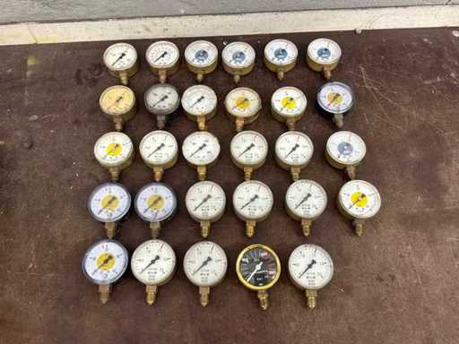 Partij manometers (29x)