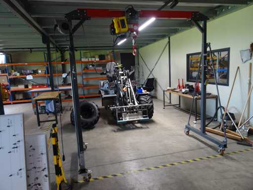 MW Tools - PLTK1/TH500-R - Mobilny dźwig portalowy z elektrycznym podnośnikiem