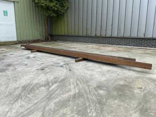 Hardhout Kozijn Profiel 590x11x6,6 cm (4x) 