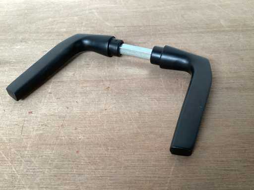 Starx "Thumb" door handle set aluminum, matte black (60x)