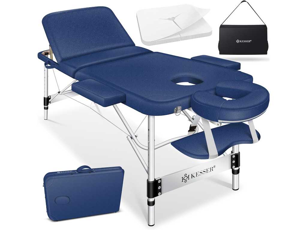 Foldable & Height-Adjustable Mobile Massage Table