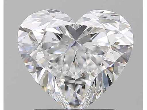 Heart Shape D-VVS2 - Labgrown Diamond