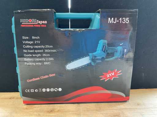 2025 Midori Japan MJ-135 Akumulatorowa pi?a ?a?cuchowa