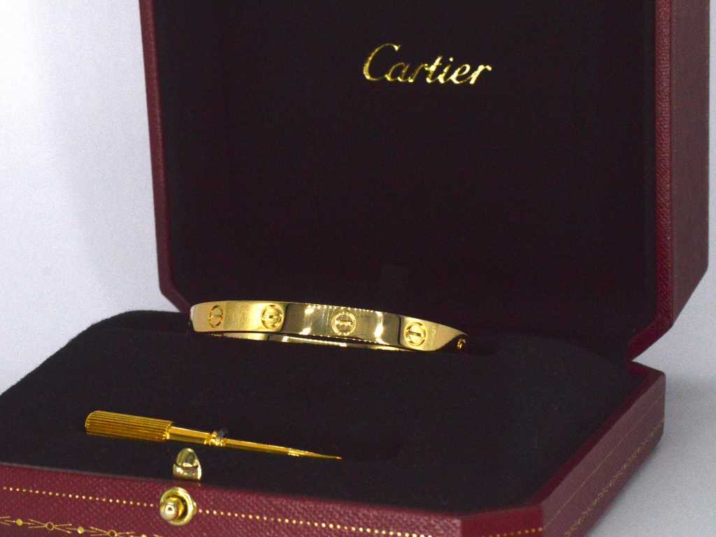Cartier 'Love bracelet' gold