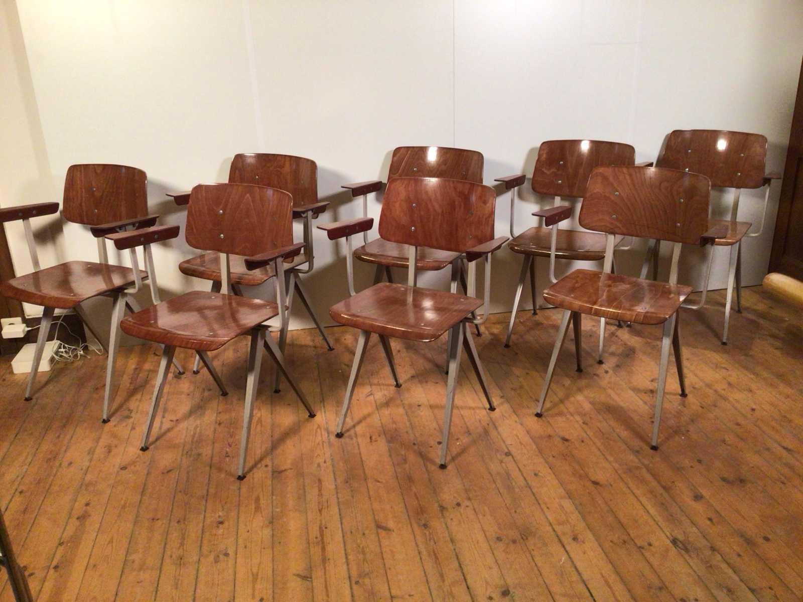 Galvanitas S16 Vintage chairs (8x) | Troostwijk Auctions