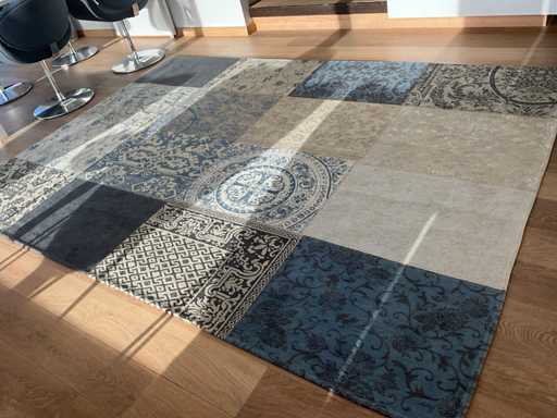 Louis De Poortere Vintage Blue Denim Tapijt