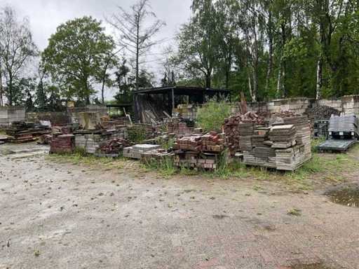 Partia kamieni, klinkierów i płytek