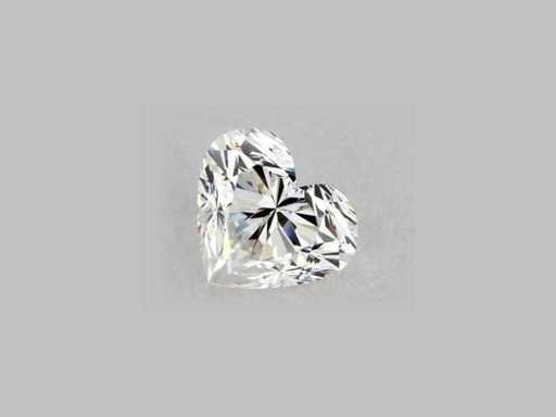 Diamond-Heart Shape 0.50 Cts DE VS