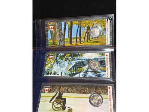3x 25 centesimi Canada