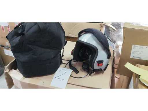 Originele Bundeswehr-helm met geïntegreerd oor/headset (5x)