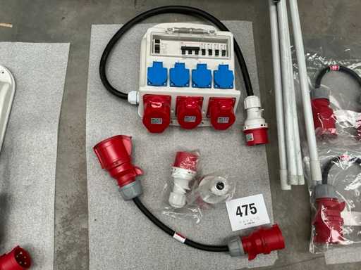 HBM 3-way distribution block