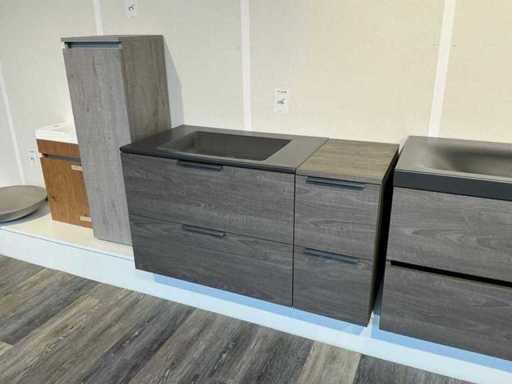 Design Washbasin with base cabinet