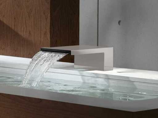 Dornbracht MEM Bath becco platino spazzolato