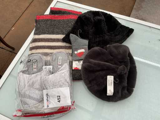 Charge verschiedener Kleidungsstücke.