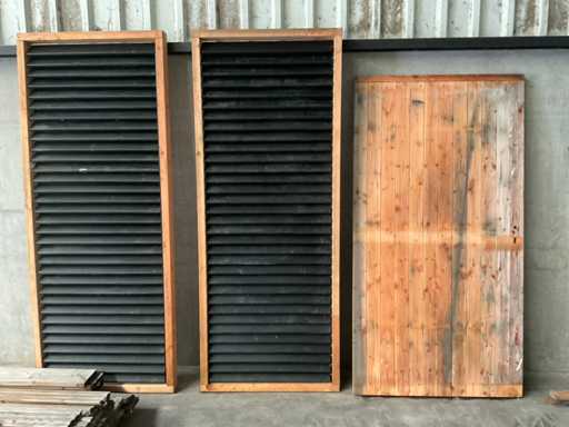 Panou cu lamele reglabile Douglas 223x90 cm