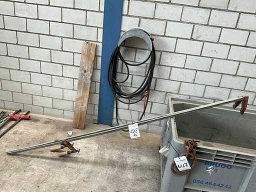 Screw clamps (2x)