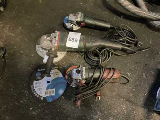 Szlifierka kątowa Metabo (3x)